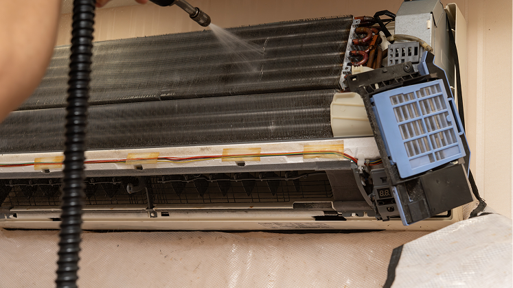 Coil disinfection